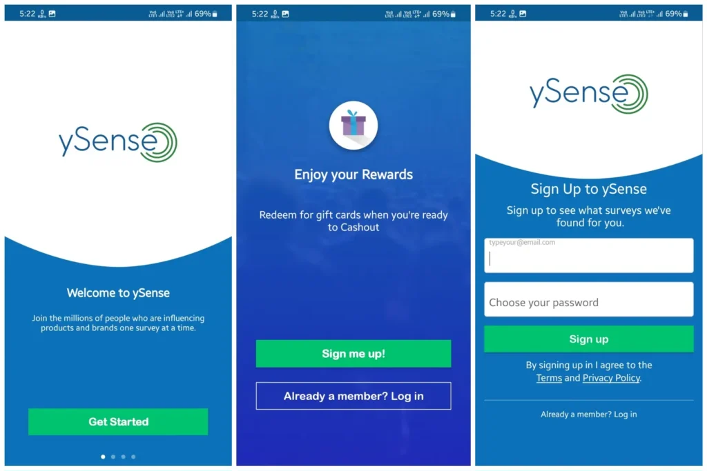 ySense से पैसे कैसे कमाएं